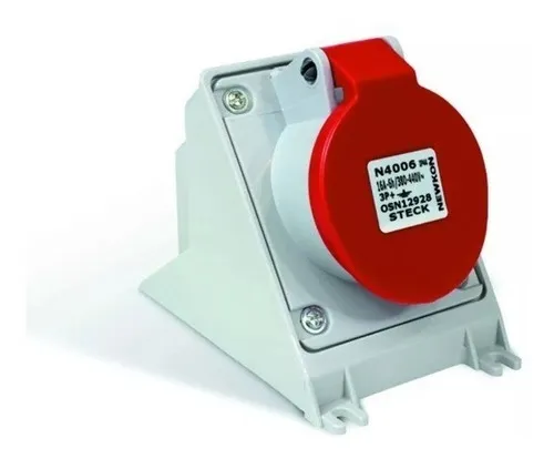 Toma Industrial de Sobreponer 3P+T 16A 380/440V 6H IP44