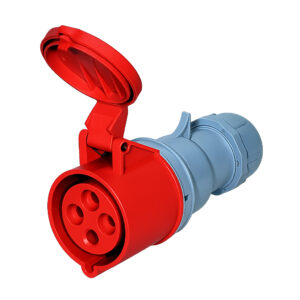 Acople Industrial 3P+T 32A 380/440V 6H IP44