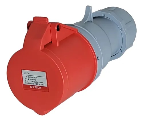 STK4256W.jpg Acople Industrial 3P+T 32A 380/440V 6H IP67