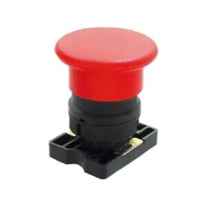 Parada de Emergencia 40mm Roja Sin Retorno Sin Contactos