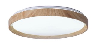 Plafón Bore LED 32W Madera Cálido Dimerizable