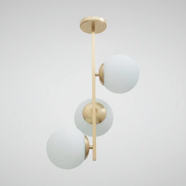 Colgante 3 Globos Oro