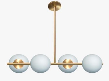Colgante 4 Globos Oro