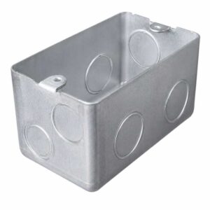 Caja Rectangular Profunda de Chapa