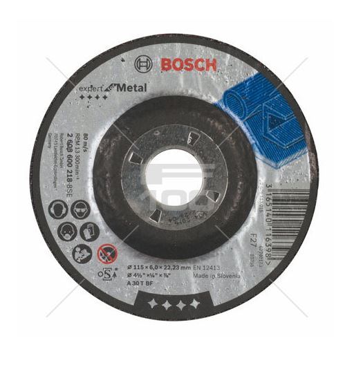 Disco de Desbaste Bosch para Metal 115 x 4,8 mm