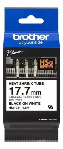 BROHSE241.jpg Tubo Termocontraíble Brother HSe 17,7 mm