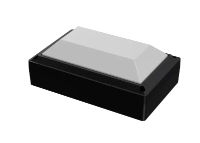 Aplique Tortuga Rectangular E27 Negra