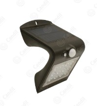 Artefacto Solar con Sensor de Movimiento Luz Cálida