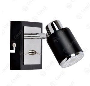 Velador de Pared Julita 1 Luz GU10 Negro