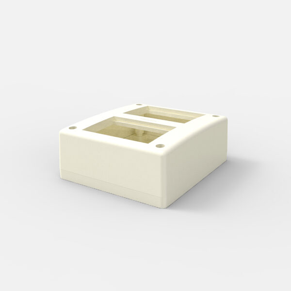 Caja Exterior 8 Módulos Rectangular Blanca