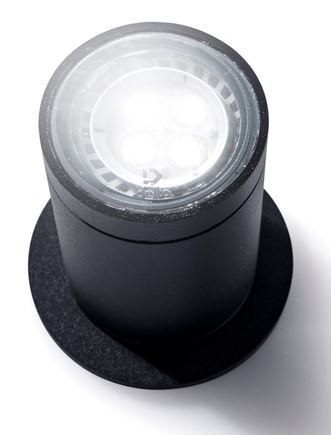 Plafón D500 de Piso/Techo Negro