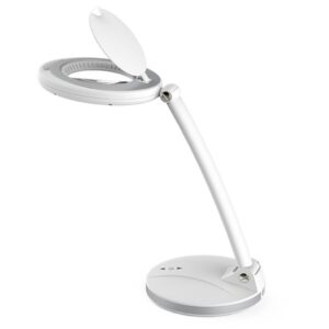 Velador LED 6 W Blanco con Lupa