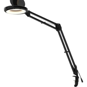 Velador Morza LED 6 W Negro con Lupa