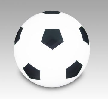 Lámpara Decorativa Pelota de Fútbol 25 cm de Apoyo