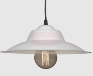 Pantalla de Chapa 32 cm Blanca