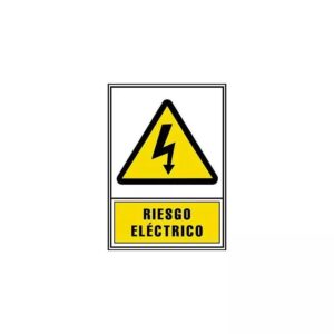 Calco de Riesgo Eléctrico 10 x 15 cm