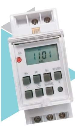 Reloj Digital DIN 8 Programas