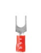 Terminal Horquilla 4 mm Rojo
