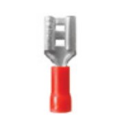 Terminal Pala 6,3 mm Rojo