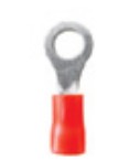 Terminal Ojal 4 mm Rojo