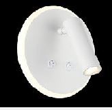 MAK2110.jpg Velador de Pared Circular LED 7+3W Luz Cálida
