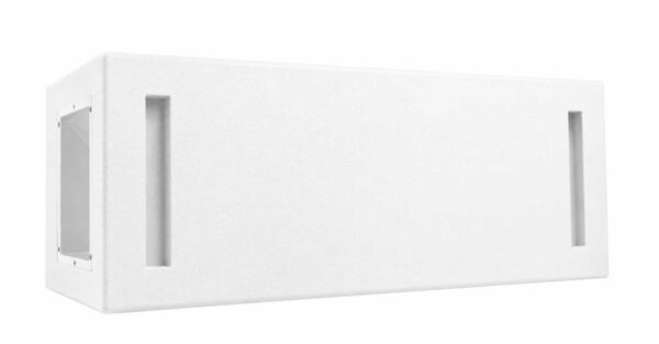 Difusor Rectangular 2 x GU10 Blanco