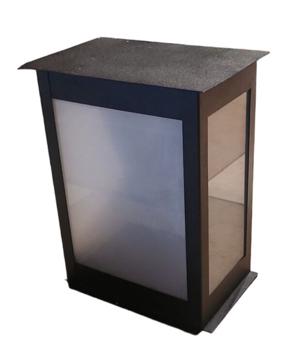 Farol Cuadrado Chico 25 x 17 x 12 cm Blanco