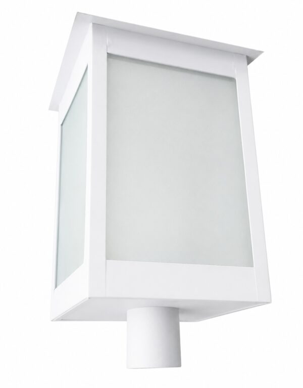 Farola Cuadrada Grande 40 x 20 x 20 cm Blanca