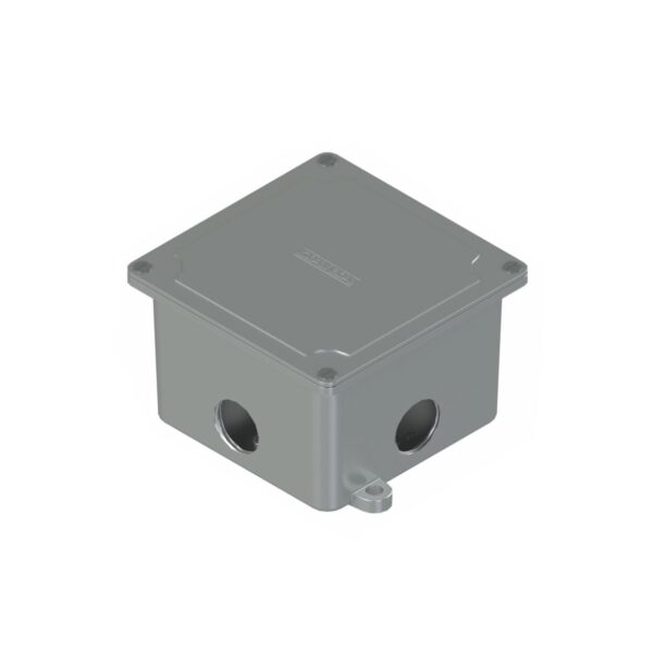 Caja 13 x 10 cm DIN con 4 Agujeros de 3/4"