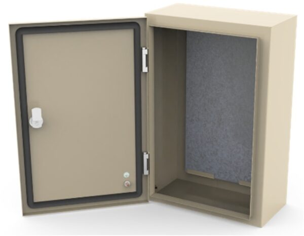 Gabinete Estanco 300 x 300 x 100 mm con Cerradura