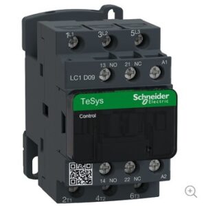 Contactor Schneider Electric LC1D 9A 24VCA Tripolar NA+NC