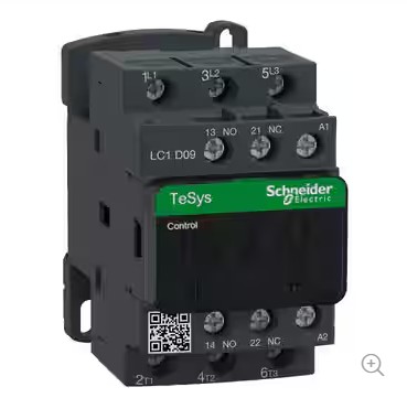 Contactor Schneider Electric LC1D 9A 220VCA Tripolar NA+NC