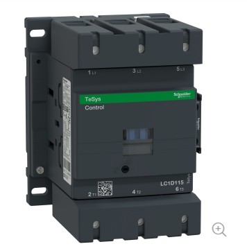 Contactor Schneider Electric LC1D 115A 220VCA Tripolar NA+NC