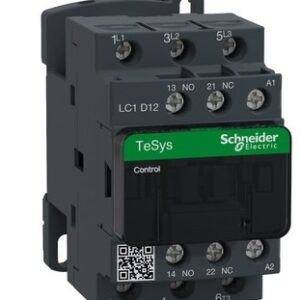Contactor Schneider Electric LC1D 12A 24VCA Tripolar NA+NC