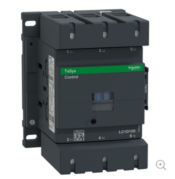 Contactor Schneider Electric LC1D 150A 220VCA Tripolar NA+NC