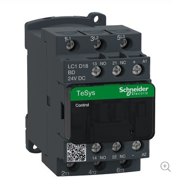 Contactor Schneider Electric LC1D 18A 110VCA Tripolar NA+NC