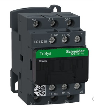 Contactor Schneider Electric LC1D 18A 220VCA Tripolar NA+NC