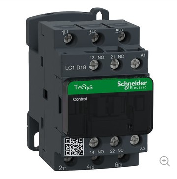 SCHC18Q7.jpg Contactor Schneider Electric LC1D 18A 380VCA Tripolar NA+NC