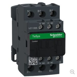 Contactor Schneider Electric LC1D 25A 24VCA Tripolar NA+NC