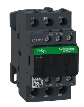Contactor Schneider Electric LC1D 32A 110VCA Tripolar NA+NC