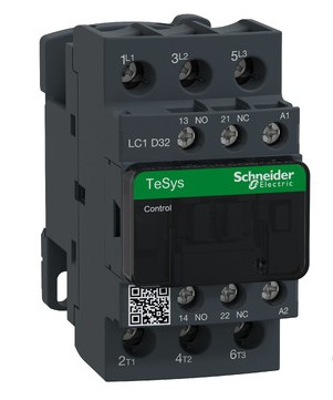 Contactor Schneider Electric LC1D 32A 220VCA Tripolar NA+NC