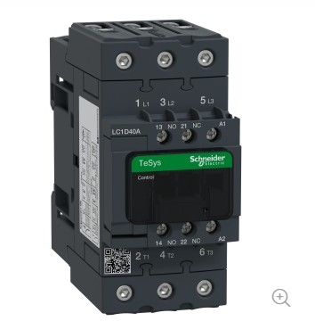 Contactor Schneider Electric LC1D 40A 110VCA Tripolar NA+NC