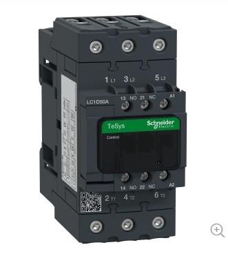 SCHC50Q7.jpg Contactor Schneider Electric LC1D 50A 380VCA Tripolar NA+NC