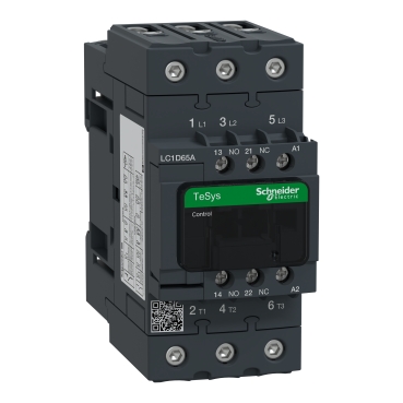Contactor Schneider Electric LC1D 65A 110VCA Tripolar NA+NC