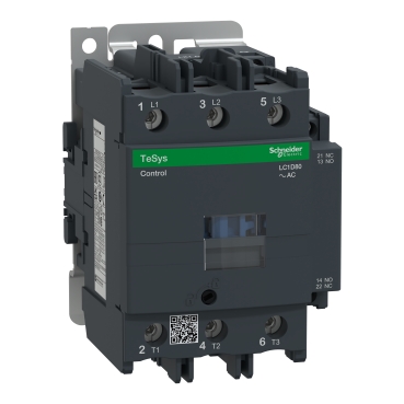 Contactor Schneider Electric LC1D 80A 24VCA Tripolar NA+NC