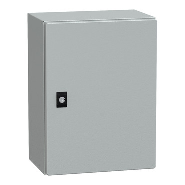 Gabinete Schneider Electric CRN 400x300x200mm con Placa y Riel