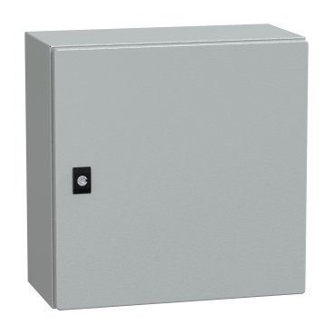 Gabinete Schneider Electric CRN 400x400x200mm con Placa y Riel