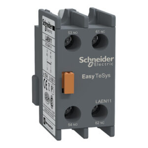 Bloque Auxiliar Frontal Schneider Electric 1NA+1NC para LC1E