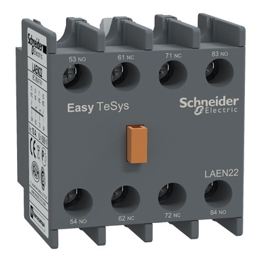 Bloque Auxiliar Frontal Schneider Electric LC1E 2NA+2NC