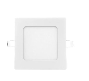 Panel LED Embutido Cuadrado Blanco 12W Luz Cálida